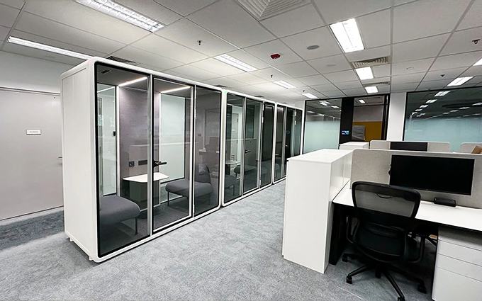 أحدث حالة شركة حول Airport Projects-Creating Quiet Spaces for Efficient Collaboration