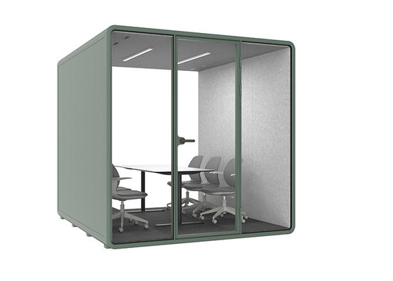 Wholesale Customizable Large Soundproof Modular Indoor Outdoor Multi-person Office Meeting Pod Booth Acoustic Office Pods