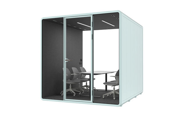 Acoustic Quiet Soundproof Office Phone Booth Room Indoor Big Size Recording Studio Booth Office Pod Soundproof for Work