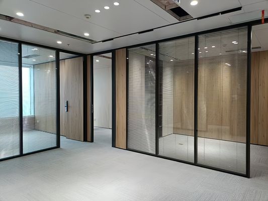 Customizable Aluminum Glass Office Partitions - 90/108mm Panels