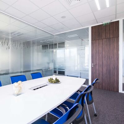 High Quality Double Glass Partition Wall Tempered Glass for Office