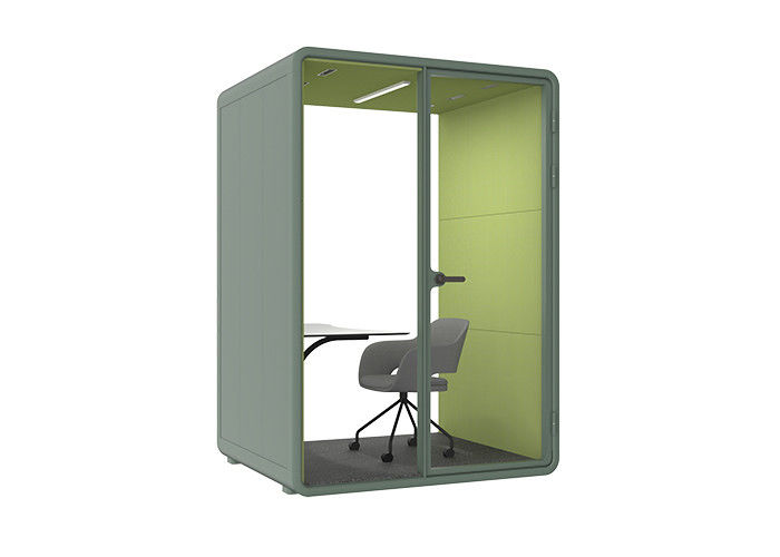 suitable for every country standard Office learning acoustic pods demountable office study room silent booth for 1 person 1600*1375*2338mm