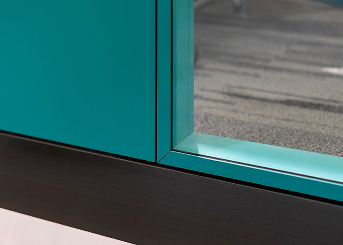 Solid Partition Wall Glass Wall With Profile Customized High Durability Modern Office Partition Wall