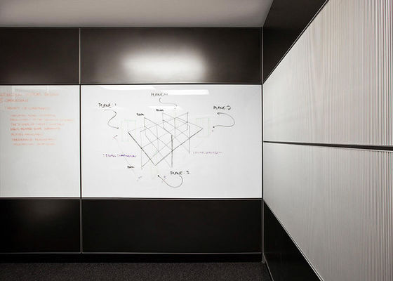 3 ملم سمك الألومنيوم الإطار الصلب كل الصلب مكتب حائط تقسيم لغرفة تجارية حجم مخصص الحماية من الحريق