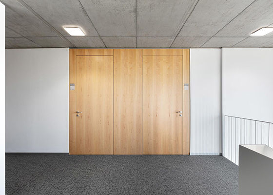 الحائط الصلب الحائط الصوتي شعرت 45db+- تقليل الضوضاء لوحة الفولاذ لوحة الميلامين اللون الأبيض