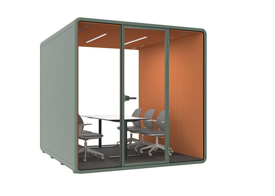 كشك هاتف متحرك معلق للصوت مع نظام تهوية وعزل صوتي أقل من 30 ديسيبل لخصوصية المكتب